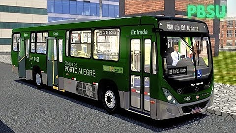 Marcopolo Torino S Mb Of-1721L Bluetec 6/ Padrão Porto Alegre • Linha 880 | Aricanduva #pbsu 