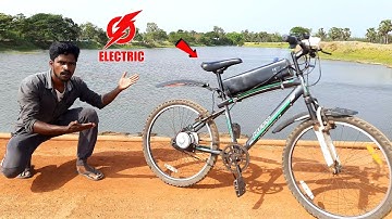 Making Electric Cycle At Home 25 Km Range இனி பெட்ரோல் தேவை இல்லை..! Mr.Village Vaathi
