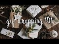 DIY GIFT WRAPPING IDEAS + HACKS - Minimal + Affordable Present Wrapping (2018) // Lone Fox