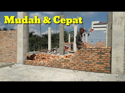 Pasang Batu Bata Mudah dan Cepat YouTube