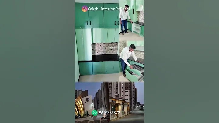 Acrylic kitchen interior at hreeva Coimbatore, | sakthi Interior Pollachi | ebco tandem box,udumalai