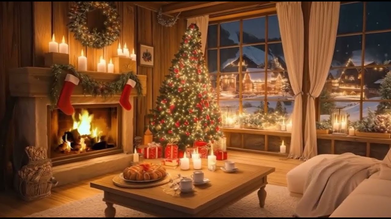 Cozy Night Fireplace 🔥 Real Crackling Fire Sounds (No Music)