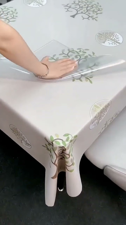Transparent Frosted PVS Table Protector - Product Link in Comments