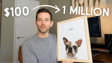How I Sold 1 Million Pet Portraits with a $100 Investment (my print on demand story)