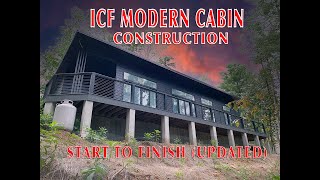 (Updated)1 year construction, start to finish, of a custom, modern mountain cabin.