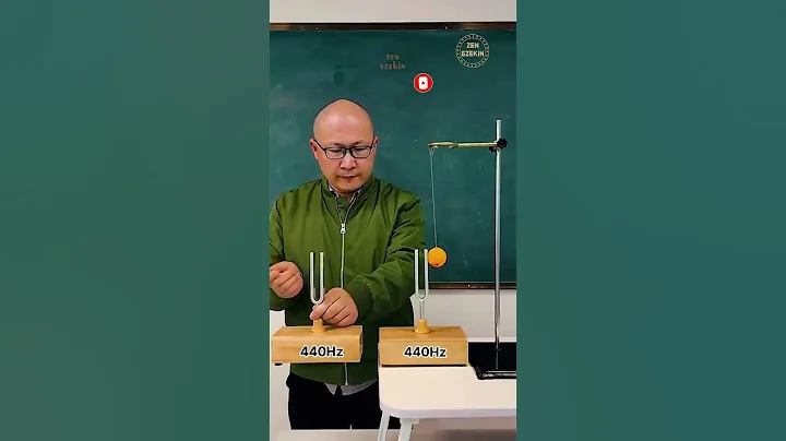 Resonance demo with tuning fork