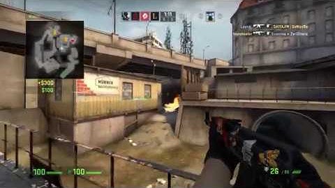 csgo - 1v5 clutch overpass