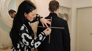 ASMR Jacket Fitting - Fabric & Measuring Sounds