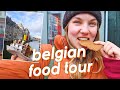 Trying Belgian food in Bruges and Ghent!🇧🇪 Chocolate, fries, waffles and more