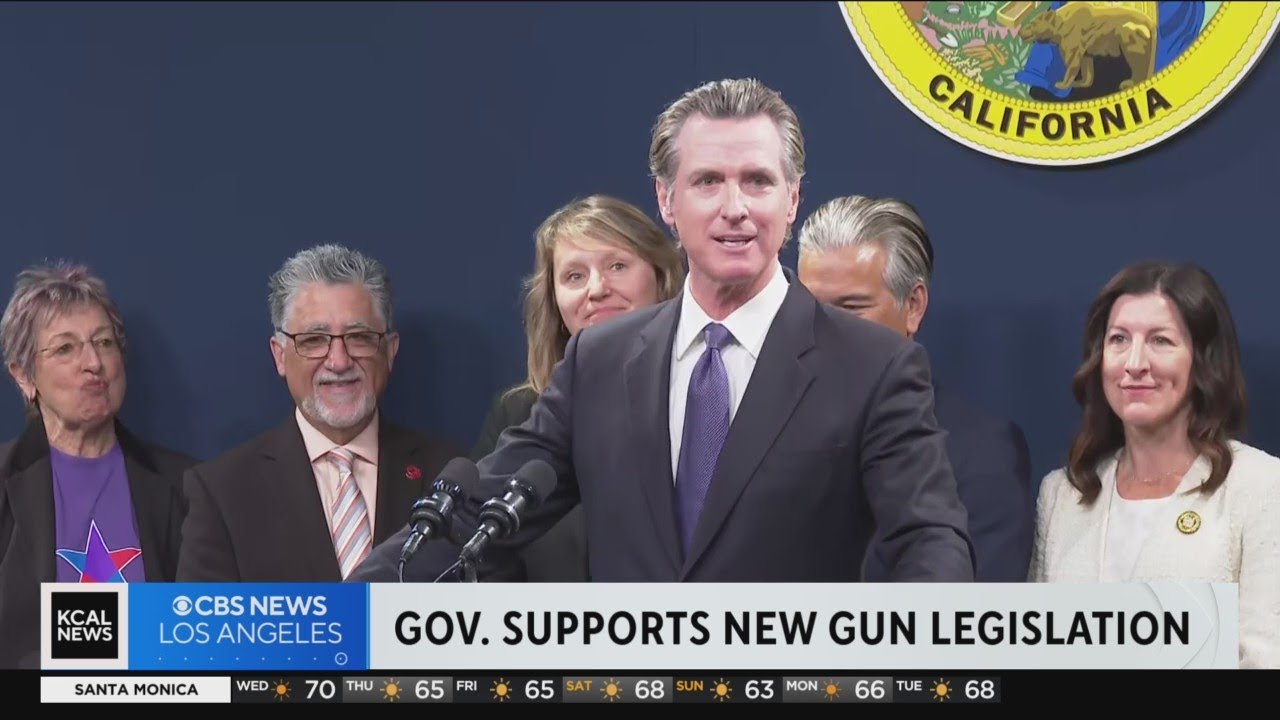 Governor Newsom supports new gun legislation proposal