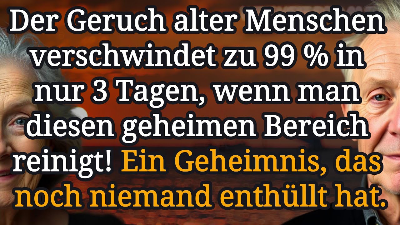 ❗Das geheime Reinigungsgebiet – So verschwindet der Altersgeruch in nur 3 Tagen!