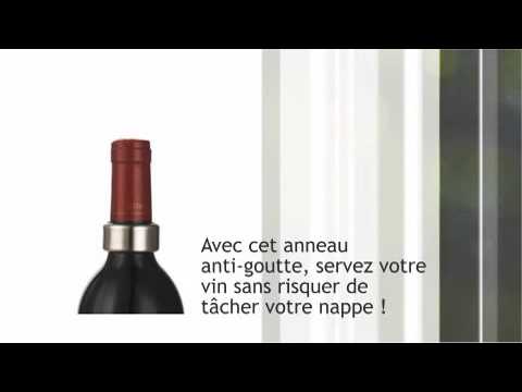 Anneau anti-goutte pour bouteille de vin - vivre-mieux.com 
