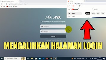 CARA REDIRECT/MENGALIHKAN LOGIN PAGE MIKROTIK