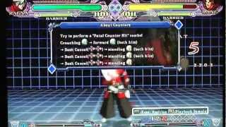BlazBlue: Continuum Shift Extend - Tutorial Mode Part 7