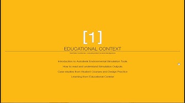 Part 1 - Using Simulations in development of comfortable urban spaces and sustainable building ...