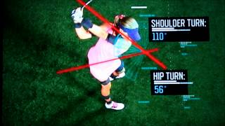 Video thumbnail of "Alexis Thompson Golf Swing   (slow motion)"