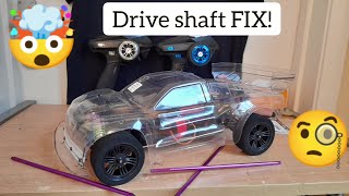 Wltoys 124019 Top Tip-Mod! Smoother car? Shorten drive shaft. Binding diffs fixed!