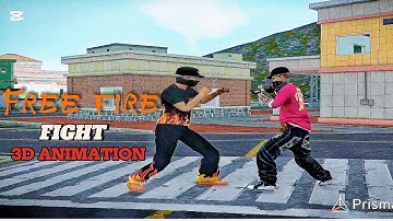 Free fire fight 3d animation prizma3d in android  phone❤️#freefire3danimationvideo ＃freefire