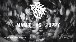 Rep Your City 2024 / Bali, Indonesia -  Mamiq vs. Toppy (Best 16) - (1vs1 HipHop Freestyle)