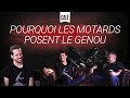 Pourquoi les motards posent le genou  cal