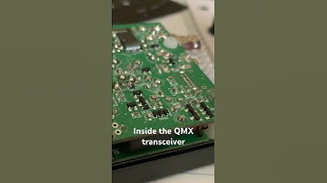 QMX transceiver inside #hamradio #hfradio #radio #qrp