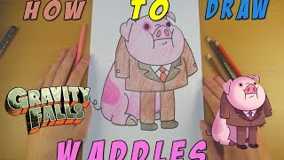 How To Draw Waddles | Speed Drawing | How To Draw Gravity Falls