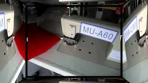 MU Series manual non woven bag making machine installation show