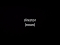 Director Noun 