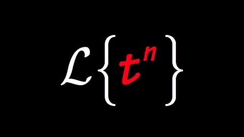 Laplace transform of t^n, using series