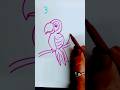Easy drawing trick with 3  shorts ytshorts sketch amazing creative art pencildrawing