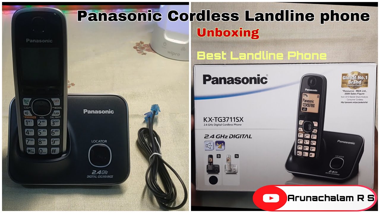 Panasonic KXTG3711SX Unboxing Best Cordless Phone Arunachalam R S