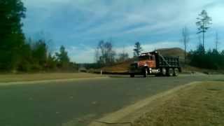 Mack Dump Truck Does BURNOUT! (Watch This Guy Get Fired!)