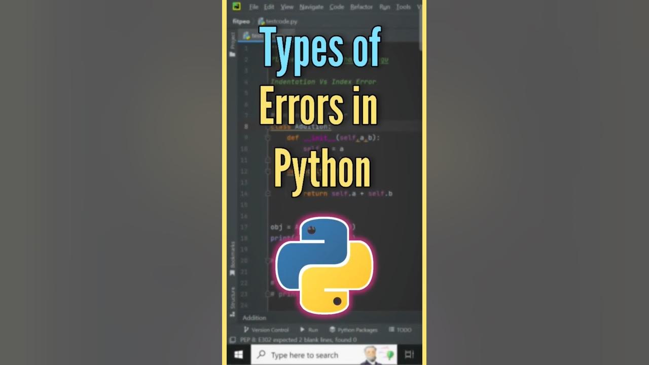 Indentation Error & Index Error @pythonintelugu #coding - YouTube