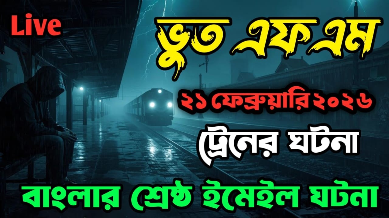 Bhoot Fm Email Episode | ট্রেনের ঘটনা | Bhoot Fm Email | Bhoot fm | #bhootfm #horrorstories #Vutfm