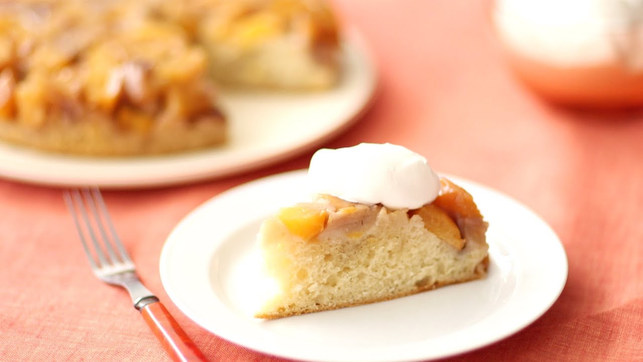 How to Make a Nectarine Upside-Down Cake