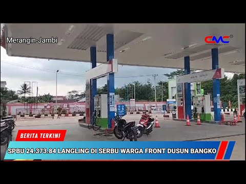 Diduga Curang! SPBU 24.373.84 LANGLING DI SERBU WARGA FRONT DUSUN BANGKO