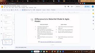 Difference between waterfall model and Agile Model Net Worth