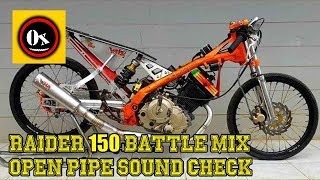 RAIDER 150 TECHNO BATTLE MIX - DJ Joemar of LMC (NEW YEAR BATTLE MIX!! OPEN PIPE SOUND CHECK)