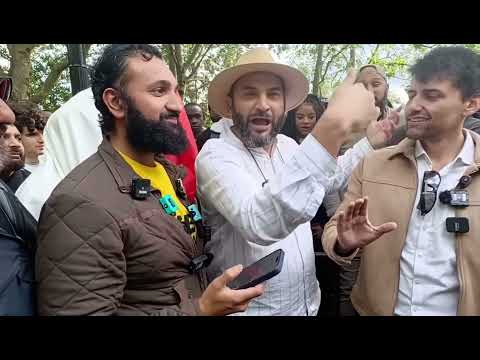 Darwinist walks into a trap - @Adnan Rashid speakers corner debate