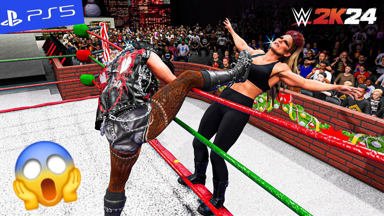 WWE 2K24 - Women's Christmas Extravaganza Royal Rumble Match | PS5