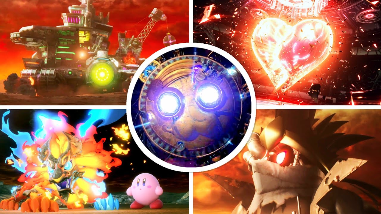 Kirby Air Riders - All Final Boss Fights & Endings (100%)