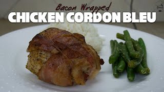 Bacon Wrapped Chicken Cordon Bleu - Ruled Me