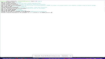 README Generator Application Walkthrough