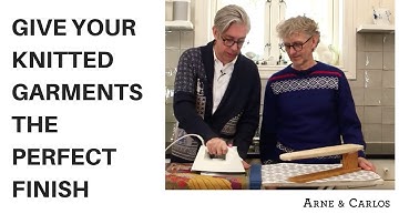 How to give your knitted garments the PERFECT finish by ARNE & CARLOS