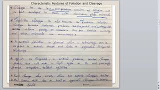 Geology: Foliation and Cleavage Structural Geology