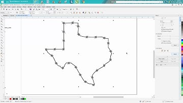 Corel Draw Tips & Tricks Blend Tool Barb Wire around Texas or any shape part 3