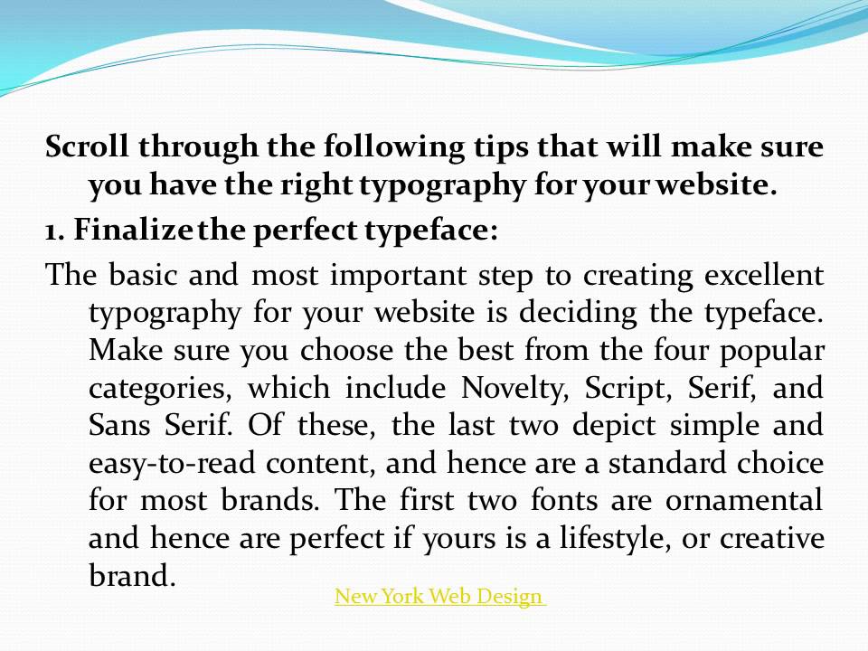 Top 5 Essential tips to include Responsive Web Design Typography