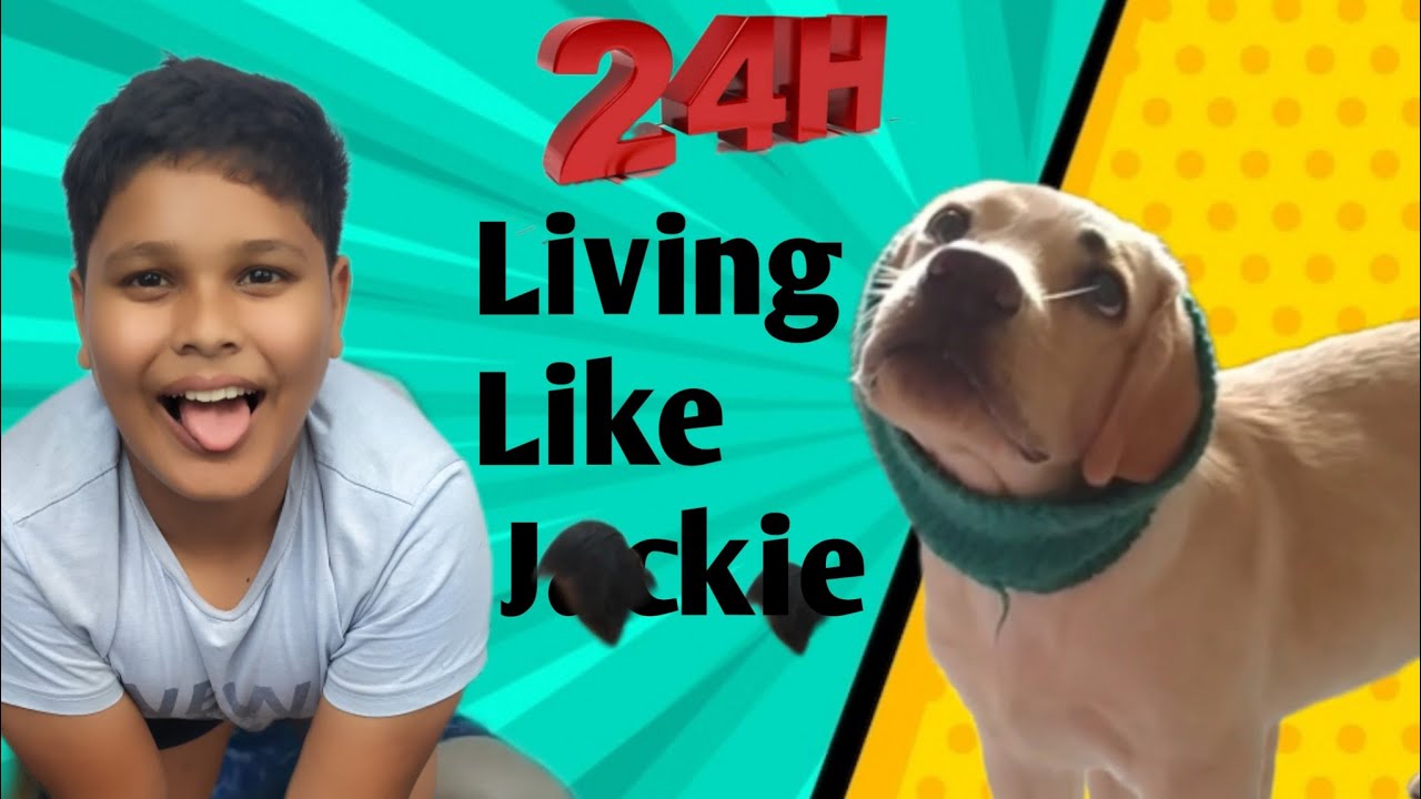 LIVING LIKE MY DOG FOR 24 HOURS | A day in Jacky life @AnantRastogi ...