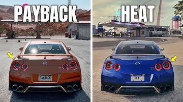 Side by Side Comparison | NFS HEAT VS NFS PAYBACK (WHICH IS BEST?) | Nissan GTR