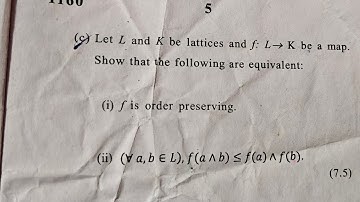 Discrete Mathematics PYQs solved | Sem 3 | Join And Meet | Order Preserving | DU | Bsc. maths